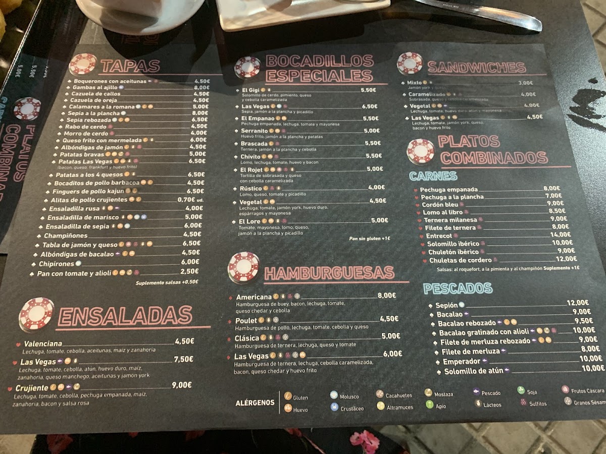 Menu Las Vegas-1